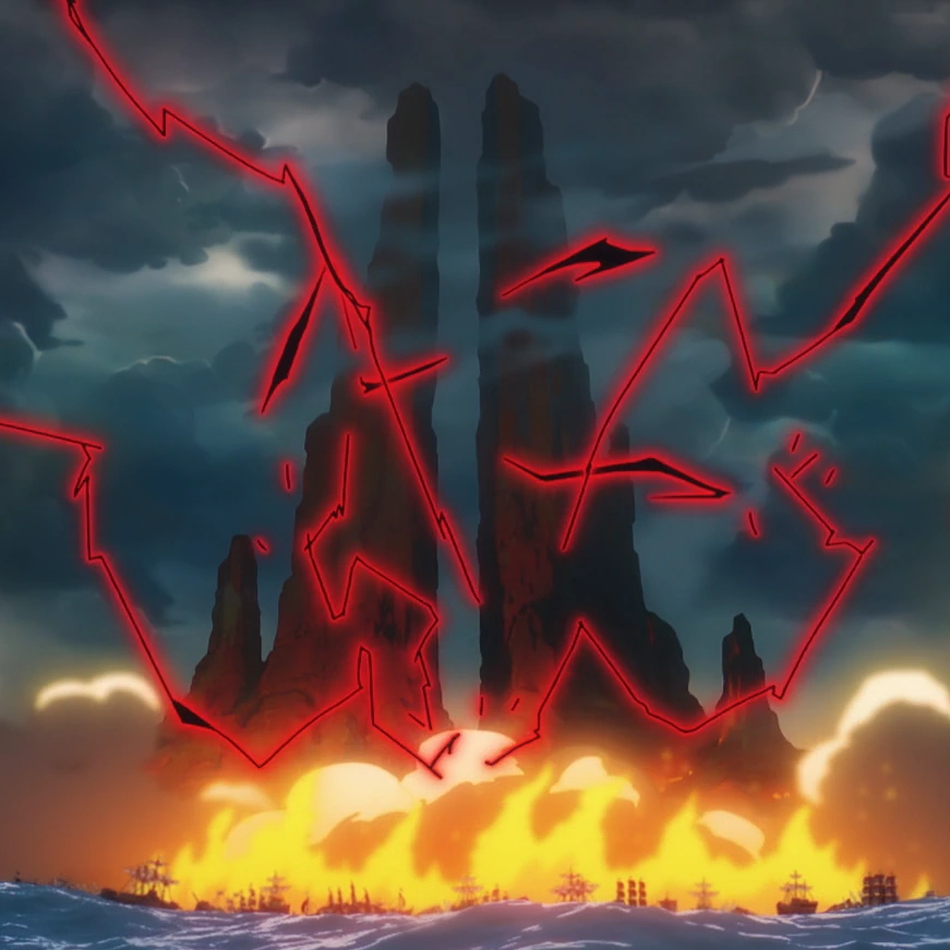 One Piece God Valley Incident - Rocks Pirates, Garp, and Roger