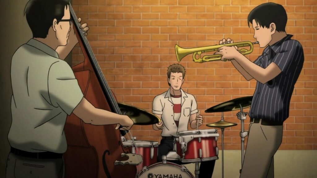 Kids on the Slope playing jazz