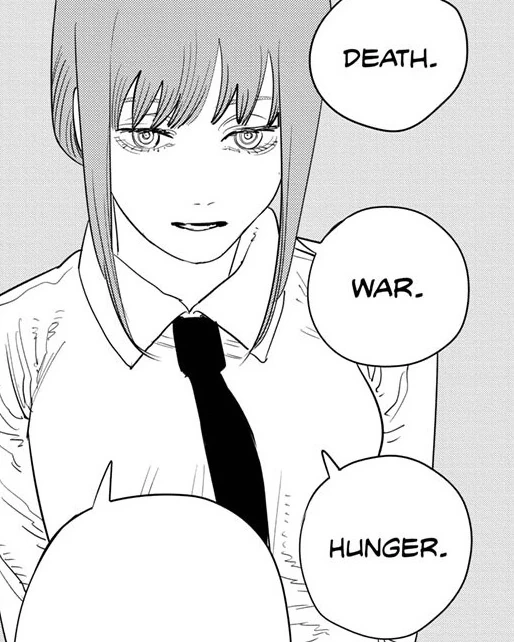 Chainsaw Man Four Horsemen - Control, War, Famine, and Death Devils
